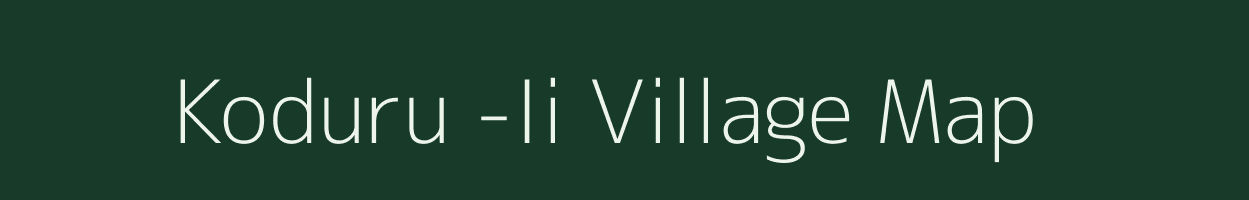 Koduru -Ii village map in Andhra Pradesh