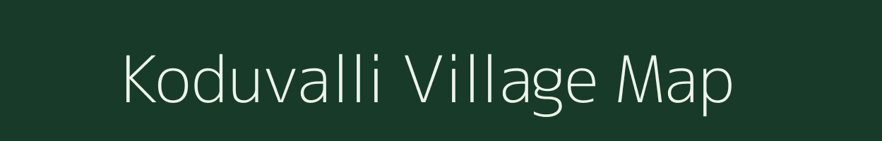 Koduvalli village map in Karnataka