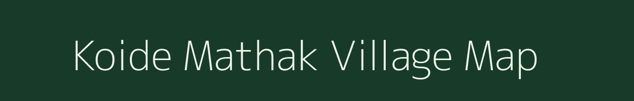 Koide Mathak village map in Manipur