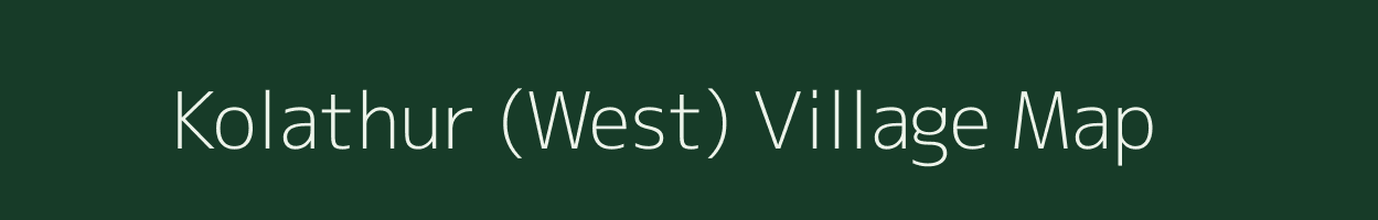 Kolathur (West) village map in Tamil Nadu