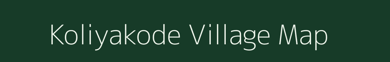 Koliyakode village map in Kerala