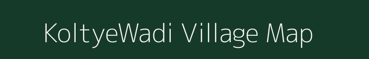 KoltyeWadi village map in Maharashtra