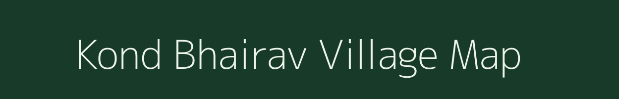 Kond Bhairav village map in Maharashtra