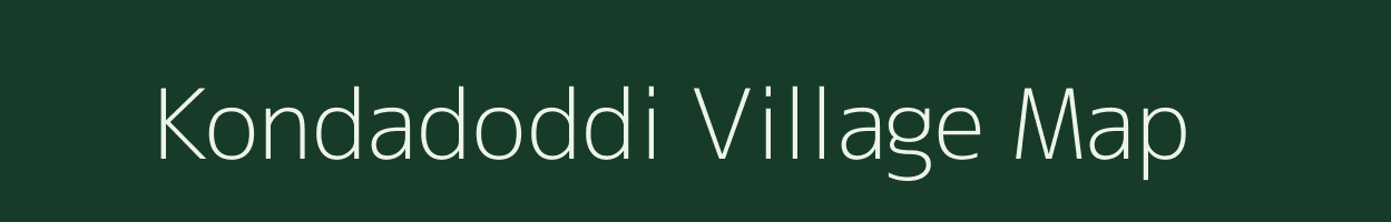 Kondadoddi village map in Andhra Pradesh