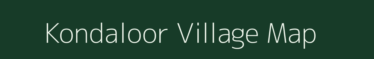 Kondaloor village map in Chhattisgarh