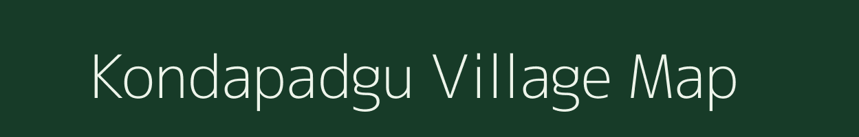 Kondapadgu village map in Chhattisgarh