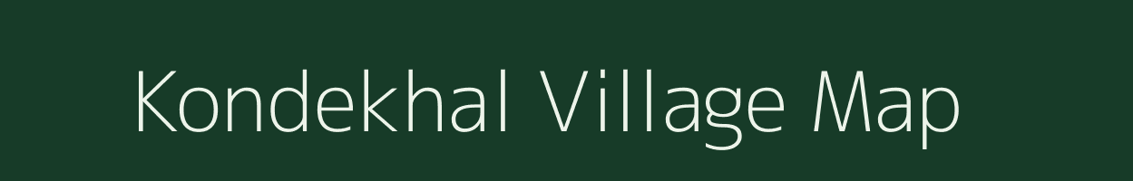 Kondekhal village map in Maharashtra