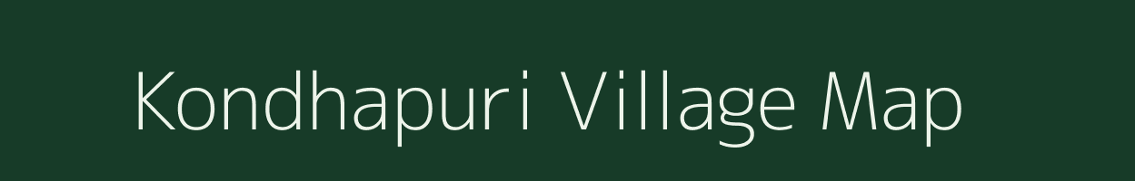 Kondhapuri village map in Maharashtra