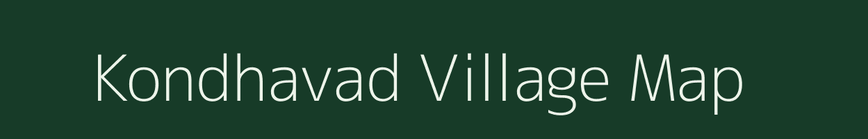 Kondhavad village map in Maharashtra