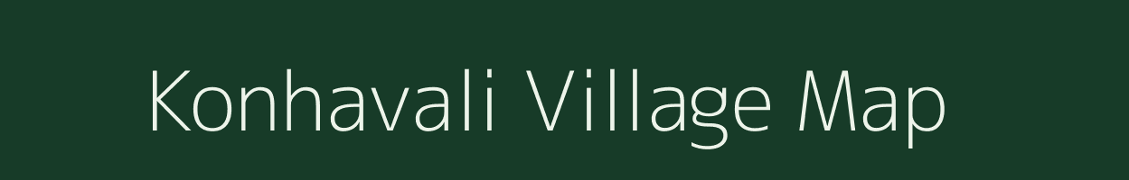 Konhavali village map in Maharashtra