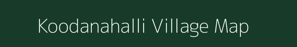 Koodanahalli village map in Karnataka