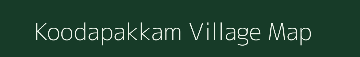 Koodapakkam village map in Puducherry