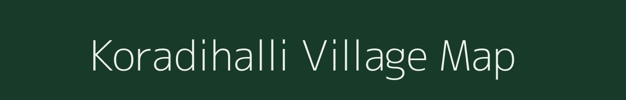 Koradihalli village map in Karnataka