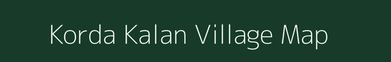 Korda Kalan village map in Rajasthan