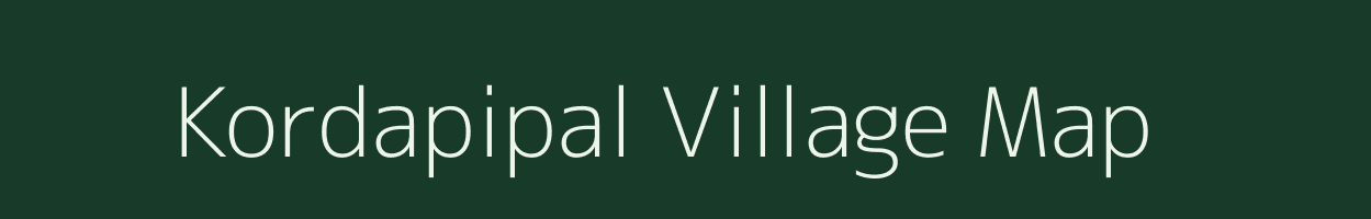 Kordapipal village map in Odisha