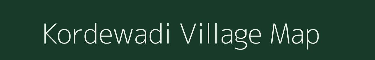 Kordewadi village map in Maharashtra