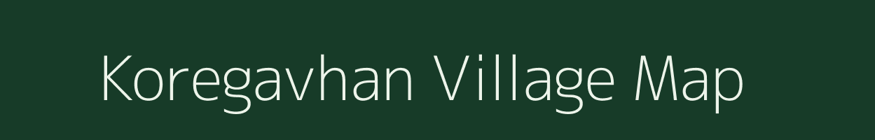 Koregavhan village map in Maharashtra