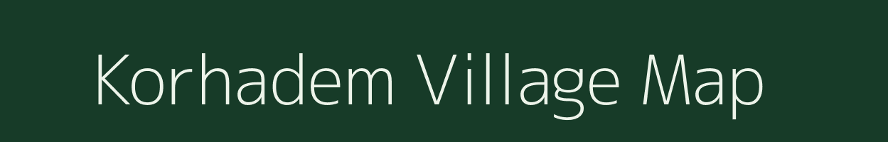 Korhadem village map in Meghalaya