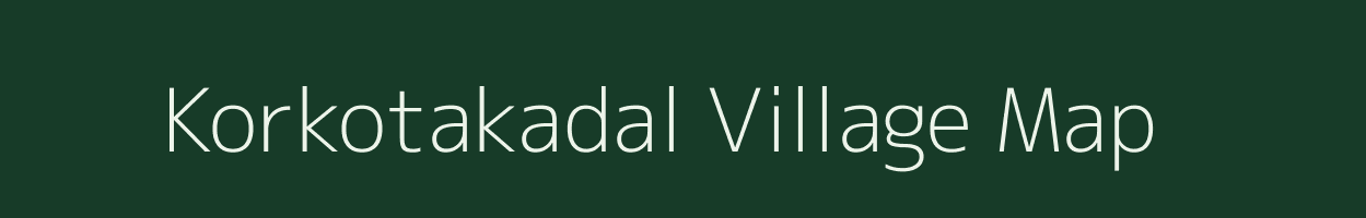 Korkotakadal village map in Jharkhand