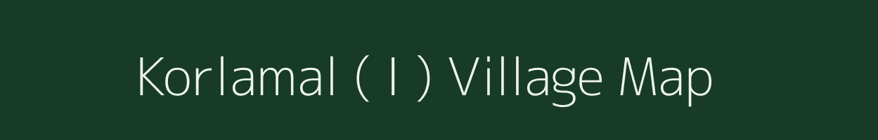 Korlamal ( I ) village map in Odisha