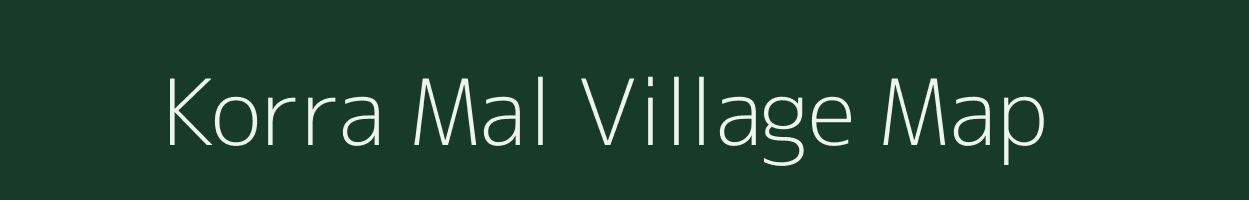 Korra Mal village map in Bihar