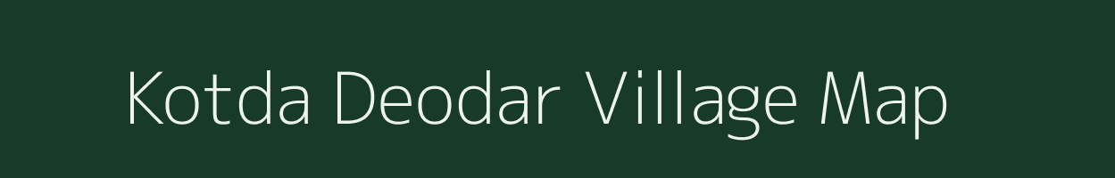 Kotda Deodar village map in Gujarat