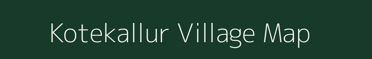 Kotekallur village map in Maharashtra