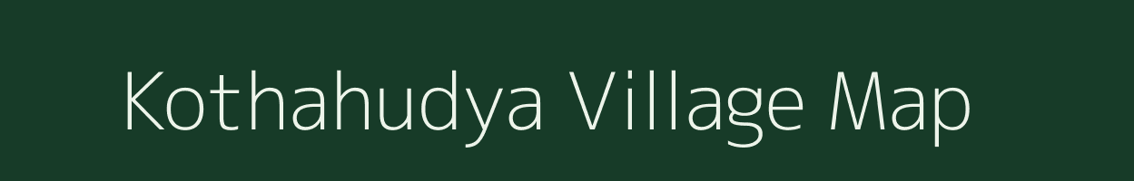 Kothahudya village map in Karnataka