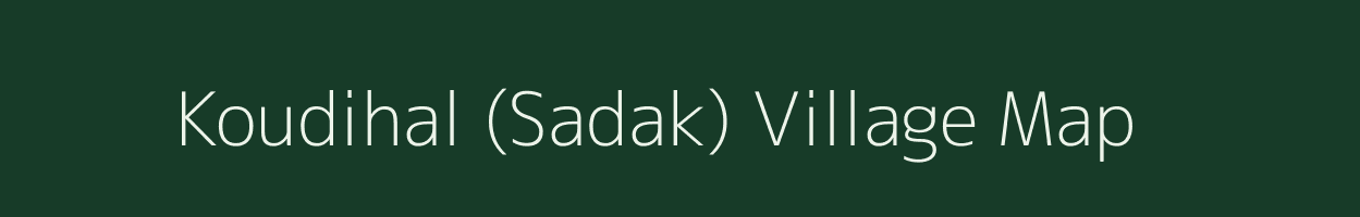 Koudihal (Sadak) village map in Karnataka