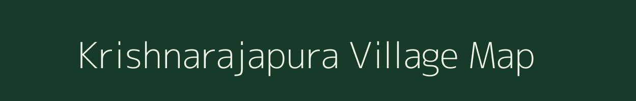 Krishnarajapura village map in Karnataka
