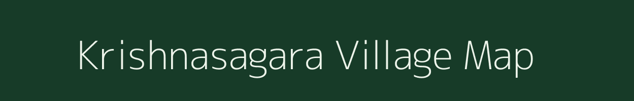 Krishnasagara village map in Karnataka