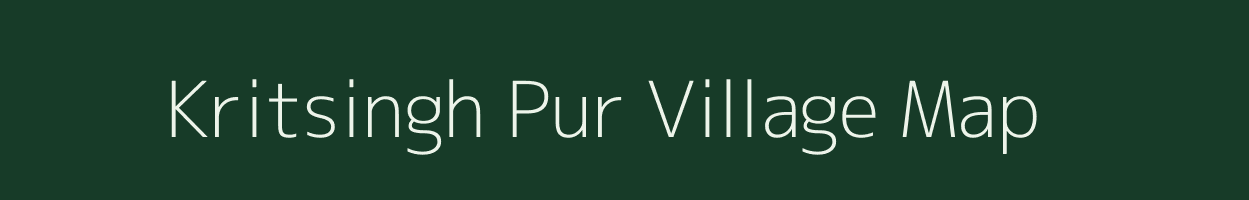 Kritsingh Pur village map in Uttar Pradesh