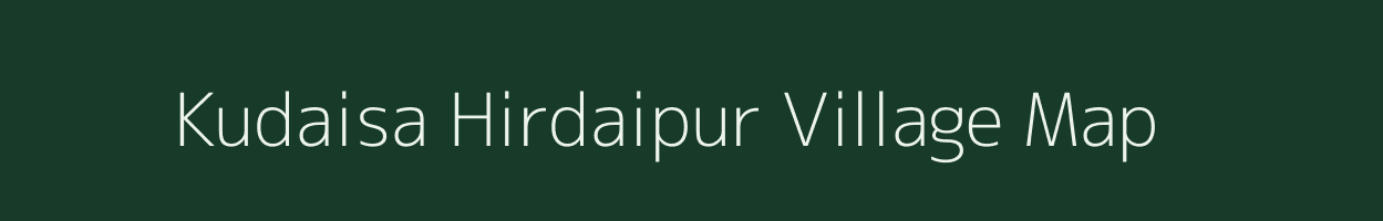 Kudaisa Hirdaipur village map in Uttar Pradesh