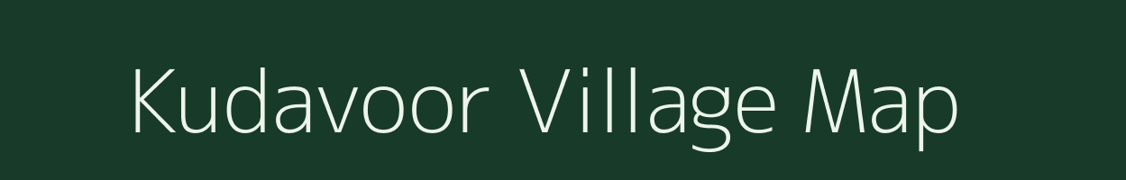 Kudavoor village map in Kerala
