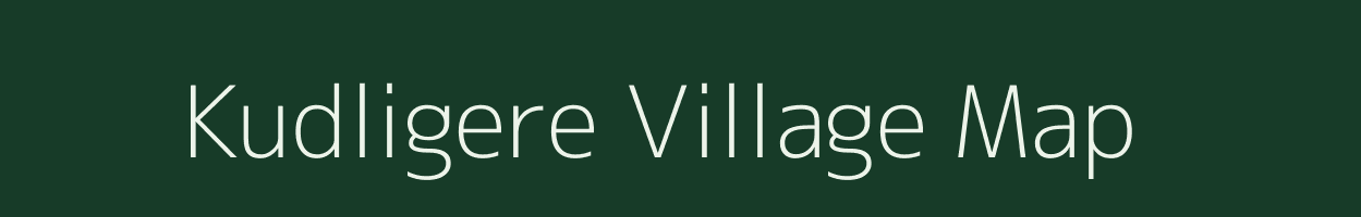 Kudligere village map in Karnataka