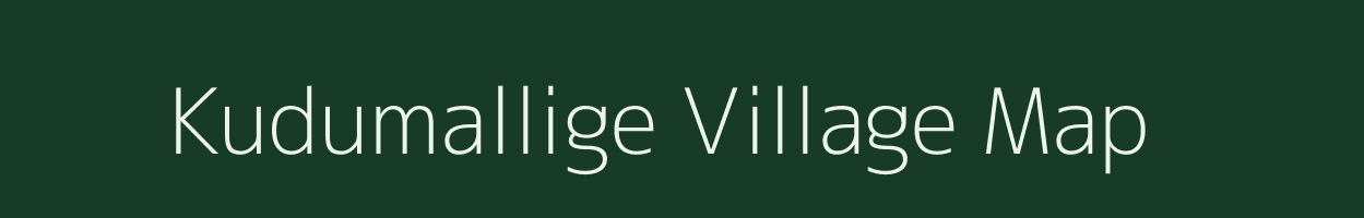 Kudumallige village map in Karnataka