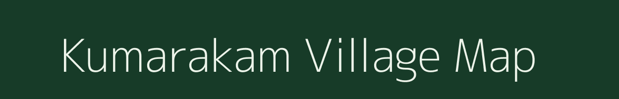 Kumarakam village map in Kerala