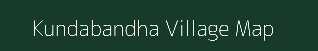 Kundabandha village map in Odisha