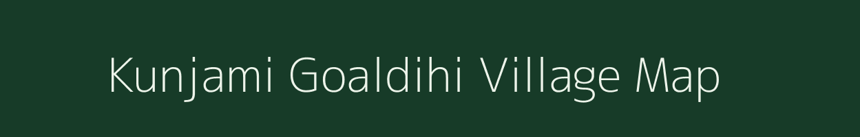 Kunjami Goaldihi village map in West Bengal