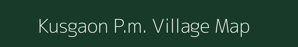 Kusgaon P.m. village map in Maharashtra