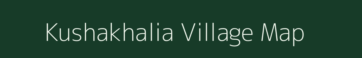 Kushakhalia village map in Odisha