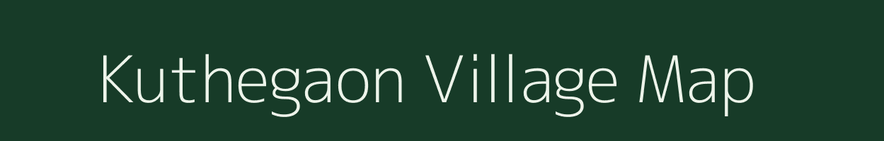 Kuthegaon village map in Maharashtra