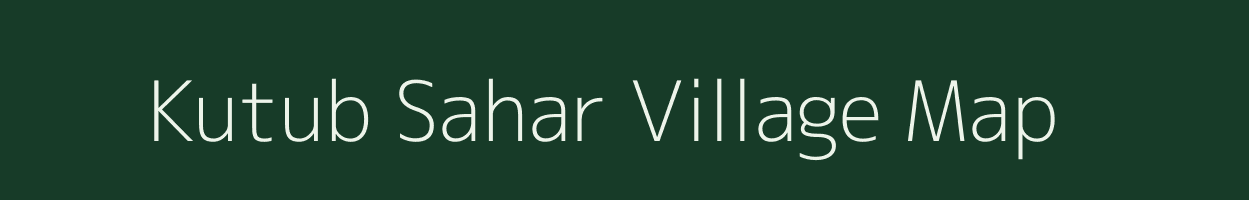 Kutub Sahar village map in West Bengal