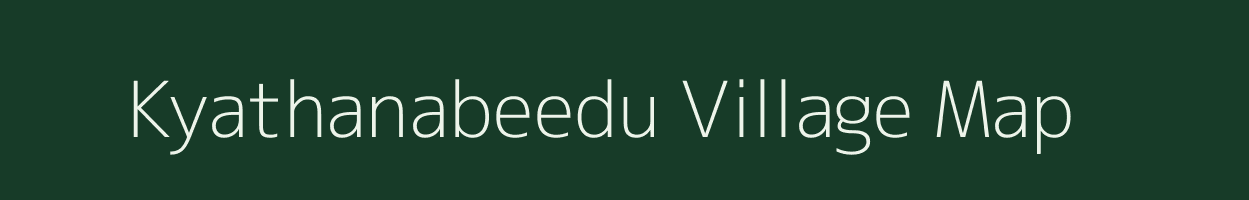 Kyathanabeedu village map in Karnataka