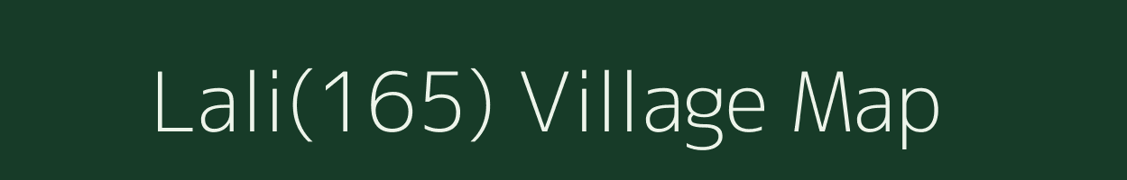 Lali(165) village map in Haryana