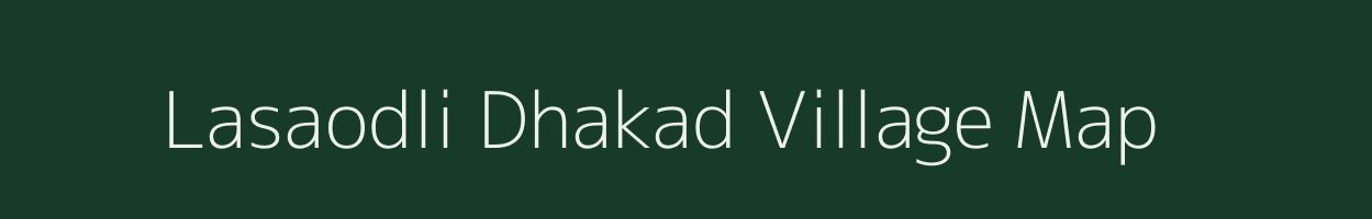 Lasaodli Dhakad village map in Madhya Pradesh