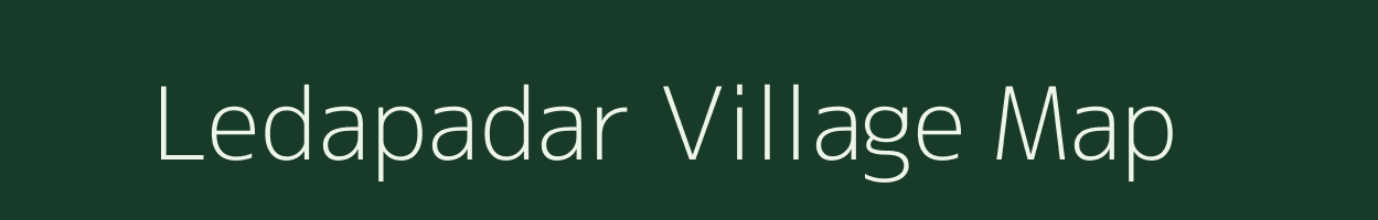 Ledapadar village map in Odisha