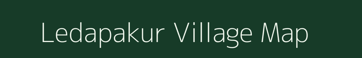 Ledapakur village map in West Bengal