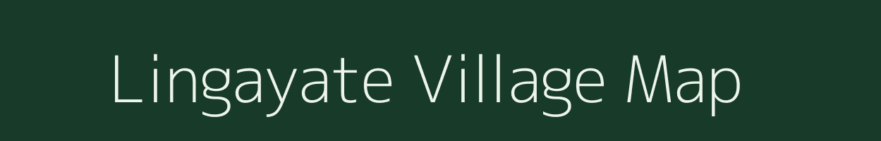 Lingayate village map in Maharashtra