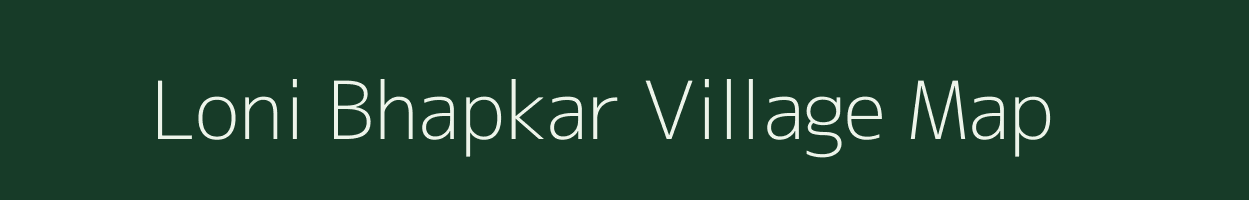 Loni Bhapkar village map in Maharashtra